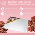 thumbnail image 3 of Crown Cookie Sheet, 2 Pack, Large 14 x 16.5", Thick Solid Construct, Double Tapered Rims, Rust Free, 3 of 6