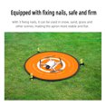 thumbnail image 3 of Double Sided Drone Landing Pad, 75cm Portable Rainproof Landing Mat for RC Drones Helicopter PVB Mini Drones Accessories Quadcopter Landing Pads, Reflective Strips, 3 of 7