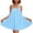 Light Blue, variant on Tqcoqu Women's Summer Dress Sundresses Sleeveless Ruffle Swing Trendy Casual Flowy Vacation Mini Dress,Black,Women's S-XXXL