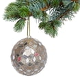 thumbnail image 3 of Christmas 8Cm Ornement Champagne Diamond - Ensemble De 4, 3 of 3