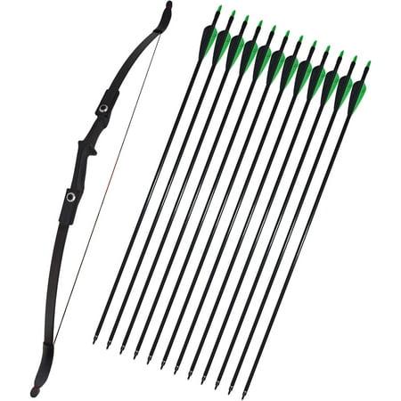 Archery Takedown Recurve Bow Arrows for Adult Youth Beginner 30lb 40lb Left and Right Handed Traditional Archery Bows