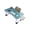 Blue, variant on Yihuala Small Foldable Bed Desk with Sturdy Metal Frame Multifunctional Portable Workstations Space Saving for Dorm Rooms