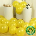 thumbnail image 4 of Efavormart 50 Pack Yellow Biodegradable Balloons, Eco-friendly Thickened Extra Strong Latex Helium Party Balloons - 12", 4 of 9