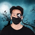 thumbnail image 4 of POCREATION Skull Eye Cover, Skull Eye Patch, Pirate Eye Patch, Comfortable For Pirate-Themed Party, 4 of 7