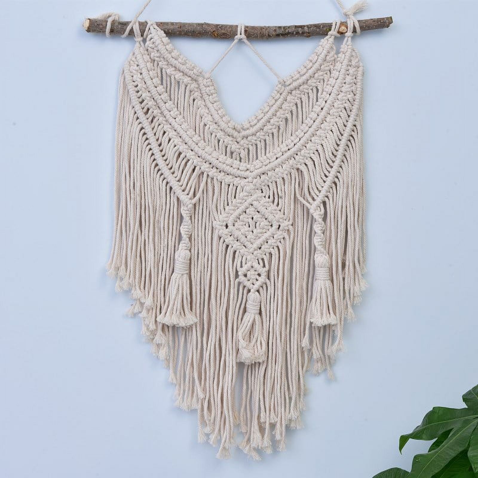 Jinsinto 1pc Macrame Wall Hanging Home Wall Decor Hand Woven Wall Tapestry Indoor Outdoor Decoration Wedding Living Room Bedroom Walmart