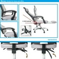 Merax Ergonomic High Back Reclining Office Mesh Napping Chair with