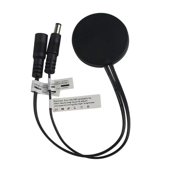 Accesorios para interruptores de atenuación táctiles Salvador LED ocultos 12 a 24 V negro