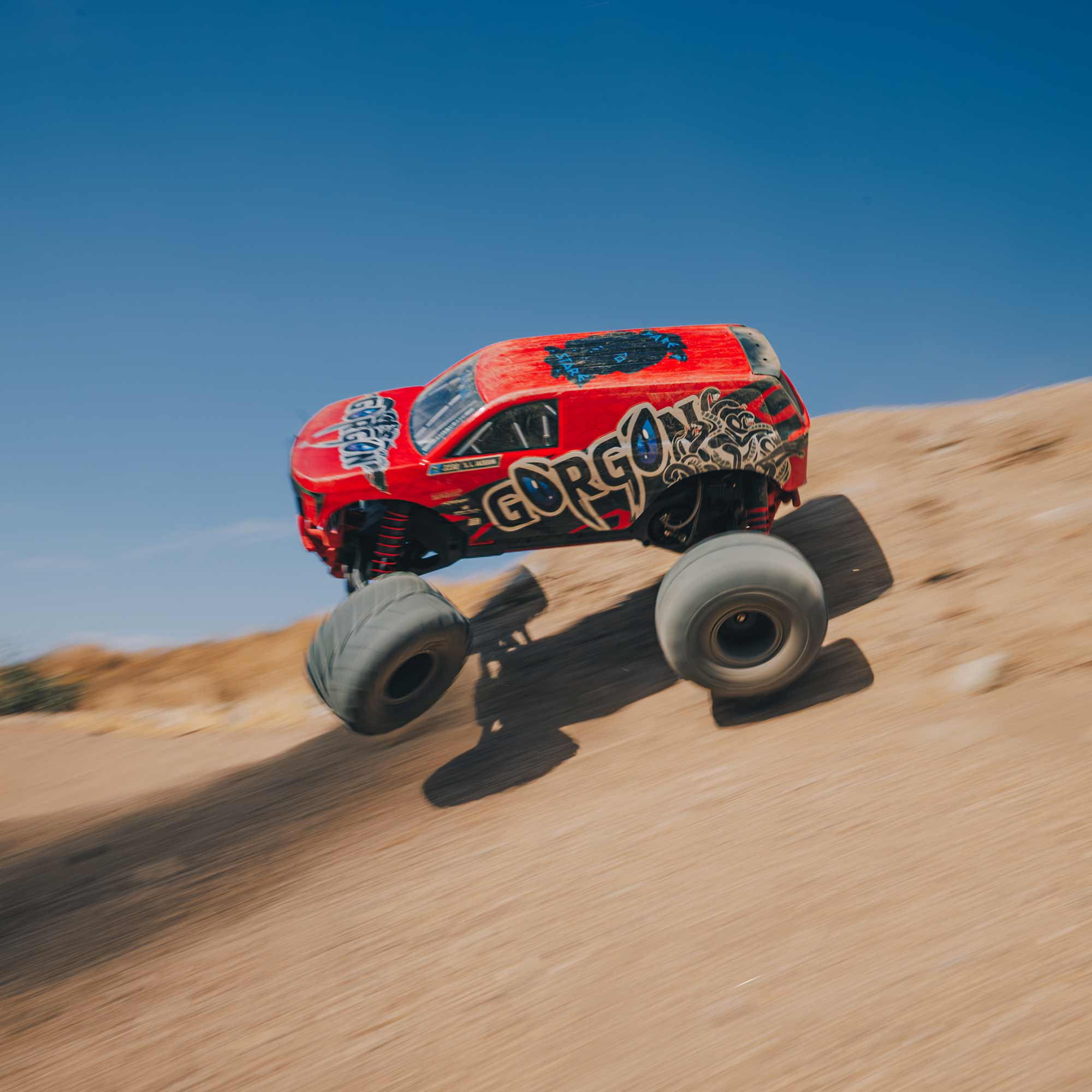 ARRMA GORGON 2 Wheel Drive MT 1/10 RTR Smart 3300 7C S120 USB Red ARA3230ST2