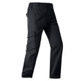 thumbnail image 6 of Mens Hiking Cargo Work Pants Cooling Quick Dry Tactical Pant Water Resistant Lightweight Outdoor Fishing Pants with Multi Pocket Black, 6 of 8
