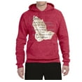 thumbnail image 2 of Wild Bobby, Praying Hands God Grant me the Serenity Courage Wisdom, Inspirational/Christian, Unisex Graphic Hoodie Sweatshirt, Vintage Heather Red, 3XL, 2 of 3