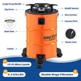 thumbnail image 3 of BACOENG 5.3-Gallon Ash Vacuum Cleaner with Double Stage Filtration System, Advanced Ash Vac, 3 of 8