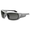 thumbnail image 2 of Ergodyne SkullerzÂ® Odin Safety Glasses // Sunglasses, Matte Gray, Smoke Lens, 2 of 3