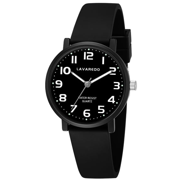 Kids Analog Watch Boys Girls Learning Time Watches with Silicone Band Luminous hands Waterproof Watches Gift for Kids