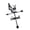 forests deer, variant on Iron Rooster Weather Vane Metal Wind Direction Light For Garden Yard Roof Decoration Ground Outdoor Accessories