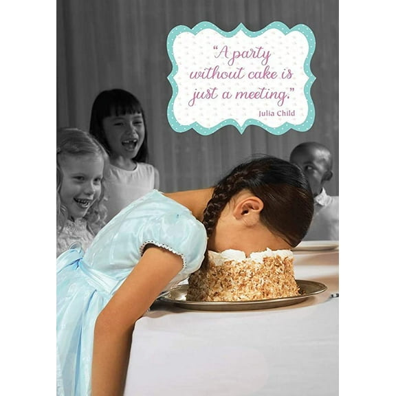 Funny Women's Birthday Greeting Card (5" x 7") by Paper Street | 3 Pack   3 Envelopes (Party Without Cake)