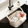 thumbnail image 4 of TAROFISH A Hanging Kitchen Storage Rack with a Draining Basket for the Sink, Ideal for Draining Fruit and Vegetables or Storing Items, 4 of 6