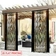 thumbnail image 6 of Outdoor Stained Glass Windows Curtains, Waterproof Glass Pattern Curtains for Patio, Vintage Window Treatments for Bedroom, Living Room, Kitchen, coffee, Window Drapes 1 Panels 18x18 Inch, 6 of 6
