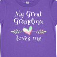 thumbnail image 4 of Inktastic My Great Grandma Loves Me Heart Great Grandchild Boys or Girls Toddler T-Shirt, 4 of 5
