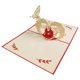 thumbnail image 4 of Tarjetas de felicitación 3D hechas a mano con sobre para San Valentín. Regalos para parejas., 4 of 6