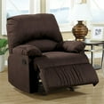 thumbnail image 2 of Coaster Company Casual Chocolate Microfiber Motion Recliner, 2 of 2