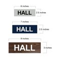 thumbnail image 5 of Basic Hall Sign (Black /Gold) - Small, 5 of 5