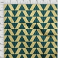 thumbnail image 3 of oneOone Cotton Cambric Fabric Stripe|Diamond & Triangle Geometric Print Fabric BTY 56 Inch Wide, 3 of 4