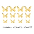 thumbnail image 1 of Halloween 3D Butterfly Wall DIY Stickers, 3 Sizes Black Butterfly For Bedroom, 1 of 3