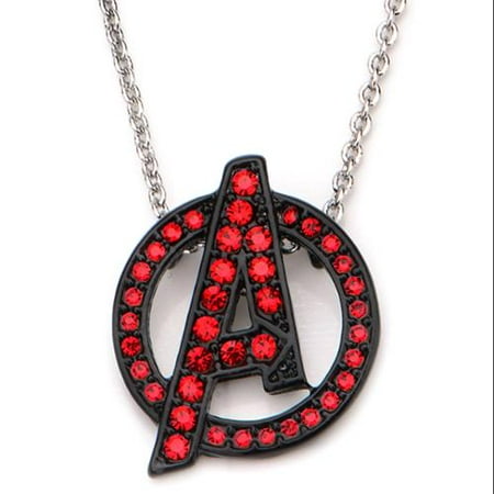 - Marvel Avengers Age Of Ultron Avengers Logo with Rhinestones Necklace