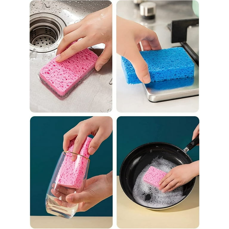 Kitchen Dishwashing Sponge Individually Wrapped Sponges Bulk - Temu