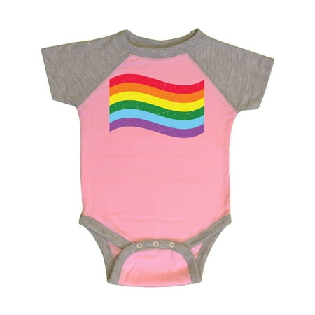 

Inktastic Pride Flag in Grunge Gift Baby Boy or Baby Girl Bodysuit
