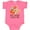 Hot Pink, variant on Inktastic Aunt Loves Me Woodland Fox Boys or Girls Baby Bodysuit