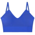 thumbnail image 3 of Sakmal Lift Womens Wireless Bras Blue Bralette Molded Cup Ladies Bras 2X, 3 of 4