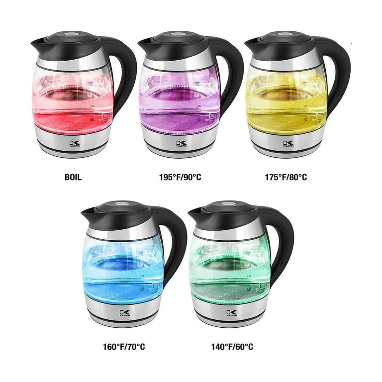 Kalorik glass top water kettle