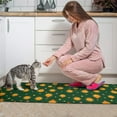 thumbnail image 3 of Dark Green Star Sun Pattern Kitchen Rugs Sets Of 2,Anti Fatigue Kitchen Mat Rugs Non Slip Washable,Decorative Kitchen Floor Mats for Kitchen,Sink,Laundry,17"x30"+17"x47", 3 of 7