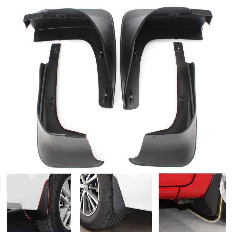 4-Piece Mud Flap Set For Toyota Corolla Sedan 2007-2013 – Splash Guards Fender Kit