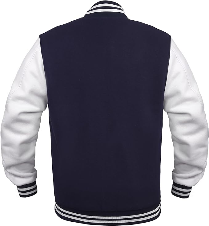 DECKRA Men's Fashion Varsity Jacket Casual Regular Fit Letterman ...