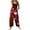 Red, variant on Fgvctg Valentine's Day Women's Jumpsuit Wide Leg Pant Holiday Love Heart Print Overalls Sleeveless Romper Date Night Spaghetti Straps Jumpsuits Loose Bib Overalls Sprimg Clothes With Pockets Red 3XL
