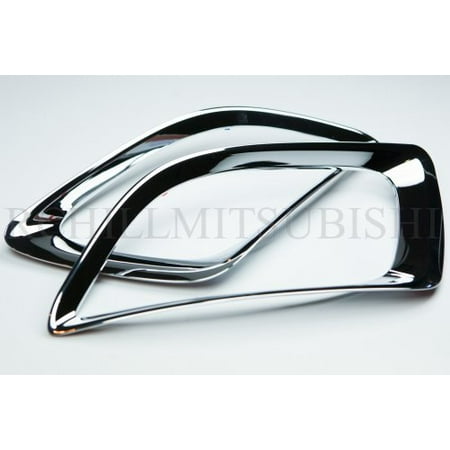 02 Mitsubishi Mirage Corner Light - 2014 GENUINE MITSUBISHI MIRAGE CHROME DRIVING FOGLIGHT FOG LIGHT BEZEL MZ330457