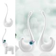 thumbnail image 2 of White Swan Elephant Ring Holder Jewelry Display Stand Rack Necklace Desk Decorative Organizer, 2 of 9