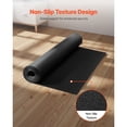thumbnail image 4 of KFFKFF Treadmill Mat for Carpet Floor, 1/4" Thick, 36" x 78" Exercise Equipment Mat for Treadmills, Elliptical, Rowing Machine, High Density PVC Floor Protector, 4 of 9
