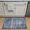 thumbnail image 2 of Bloom Rugs Washable Non-Slip 2' x 3' Rug - Blue Traditional Oriental Area Rug for Living Room, Bedroom, Dining Room, and Kitchen - Exact size: 2' x 3', 2 of 9