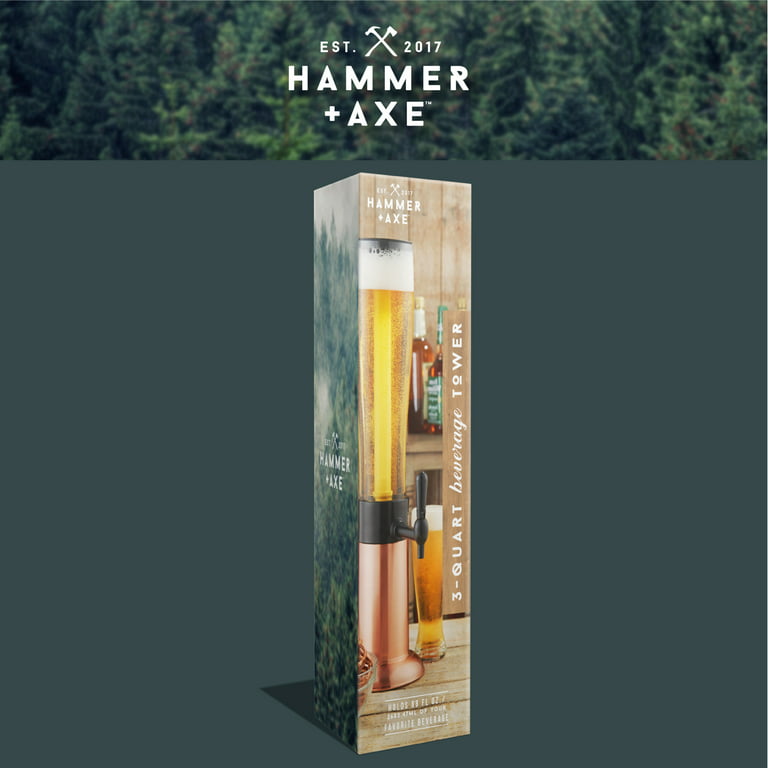 Hammer + Axe 3 Quart Beer Tower