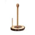 thumbnail image 3 of Lipper International 1039 Acacia Standing Towel Holder with Slab Bark Base & Post, 3 of 5