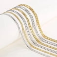 thumbnail image 5 of 1pc 3/5/6 mm Men Stainless Steel Cuban Link Chain Bracelet Necklace Fashion Hip Hop Chain Necklace Male Jewelry gift Gift LT, 5 of 6