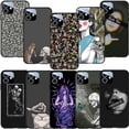 thumbnail image 2 of Para iPhone 11 14 Plus 14 Pro Max Funda De Silicona Suave De TPU Para Teléfono SX14 Cabeza De Calavera Linda, 2 of 4