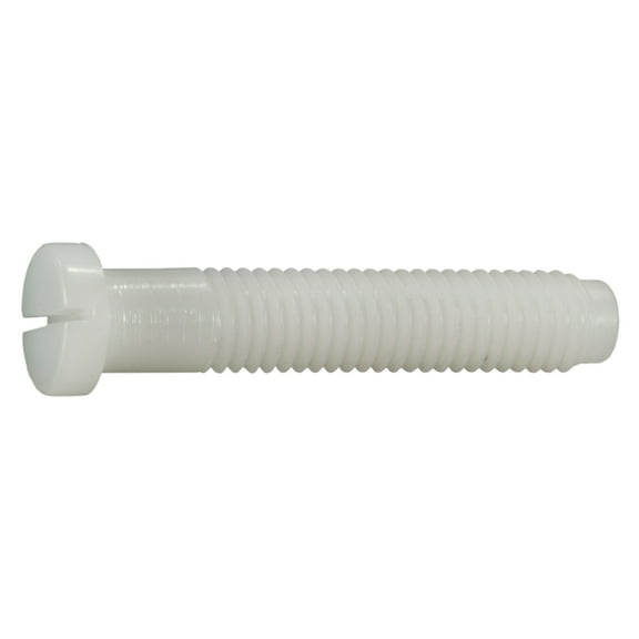 7/16"-14 x 2-1/4" Nylon Plastic Coarse Thread Hex Bolts (5 pcs.)