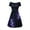 Butterflies, variant on Aztec Ethnic Summer Dresses for Women Plus Size 4XL Casual Summer Dresses for Women Midi with Sleeves Flexible Swing Dresses for Women Knee Length with Wide Meckline for Vacations
