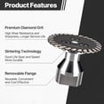 thumbnail image 2 of Precision Diamond Carving Wheel (40mm/50mm), Sharp Wear-Resistant Diamond Blade, Wet & Dry Cutting Disc for Angle Grinder, Suitable for Ceramic Tile, Marble, Granite (40mm(1.57 in)+50mm(1.97 in)), 2 of 8