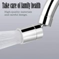 thumbnail image 5 of Grifo de espuma de doble giro con bola de latón, filtro de ahorro de agua giratorio de 360 ​​grados, rosca interna M22 y grifo de rosca externa M24 para cocina y baño, plateado Sincero Electrónica, 5 of 5