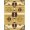 Brown Ivory Gold, Pattern 17, variant on Design&I 8'x10' Washable Area Rug Shaped Soccer Beast Pentagon Motif Graphic Footboard Football for King Size Bedroom, Under Bed, Sleek Flatweave Pet Friendly